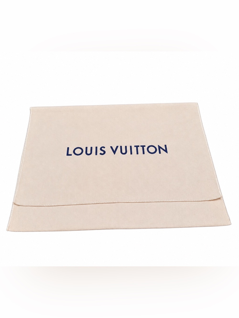 Louis Vuitton Beige Cotton  Envelope Dust Bag Large  13” x 18